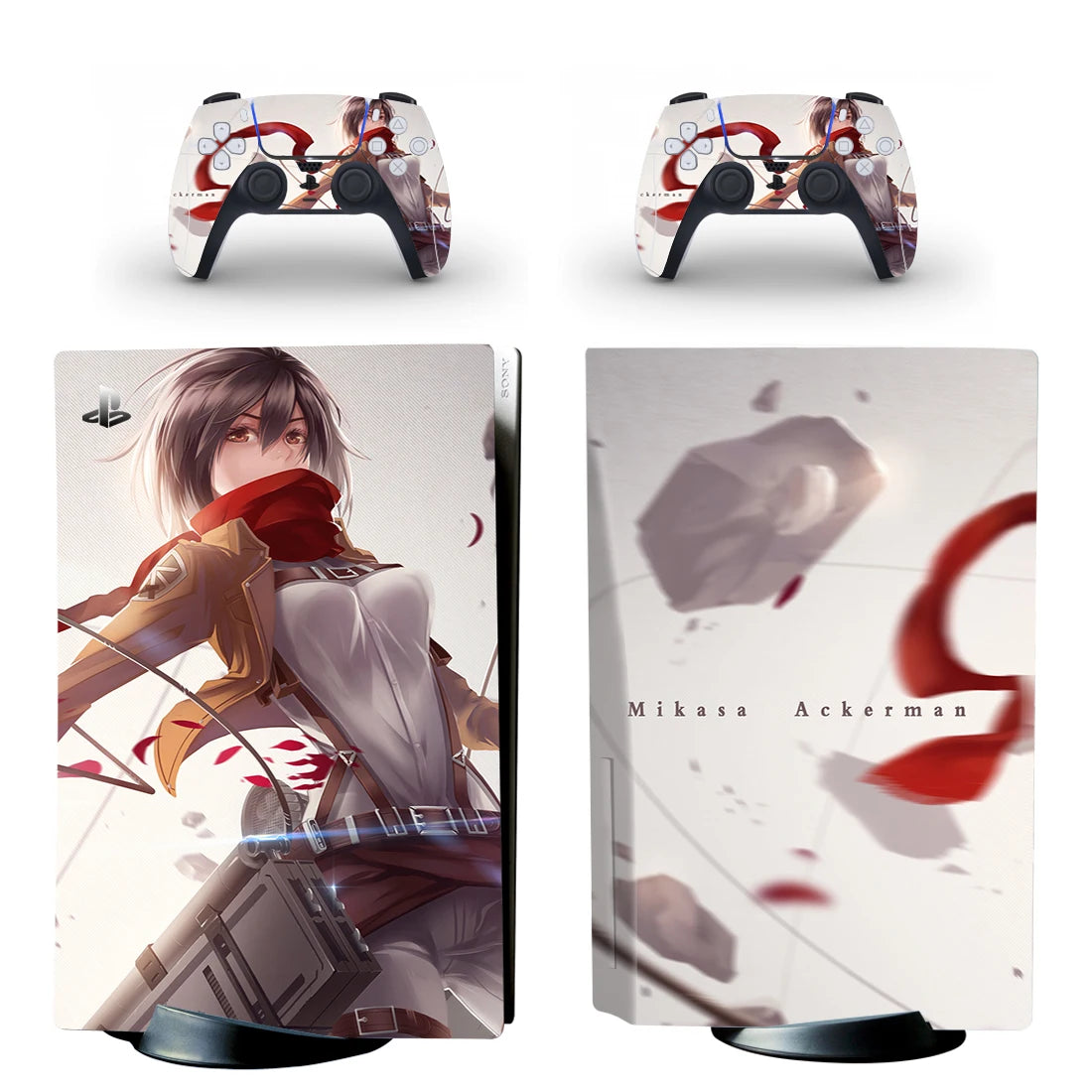 PlayWrap Kit protezione vinile skin Attack On Titan PS5 Disck