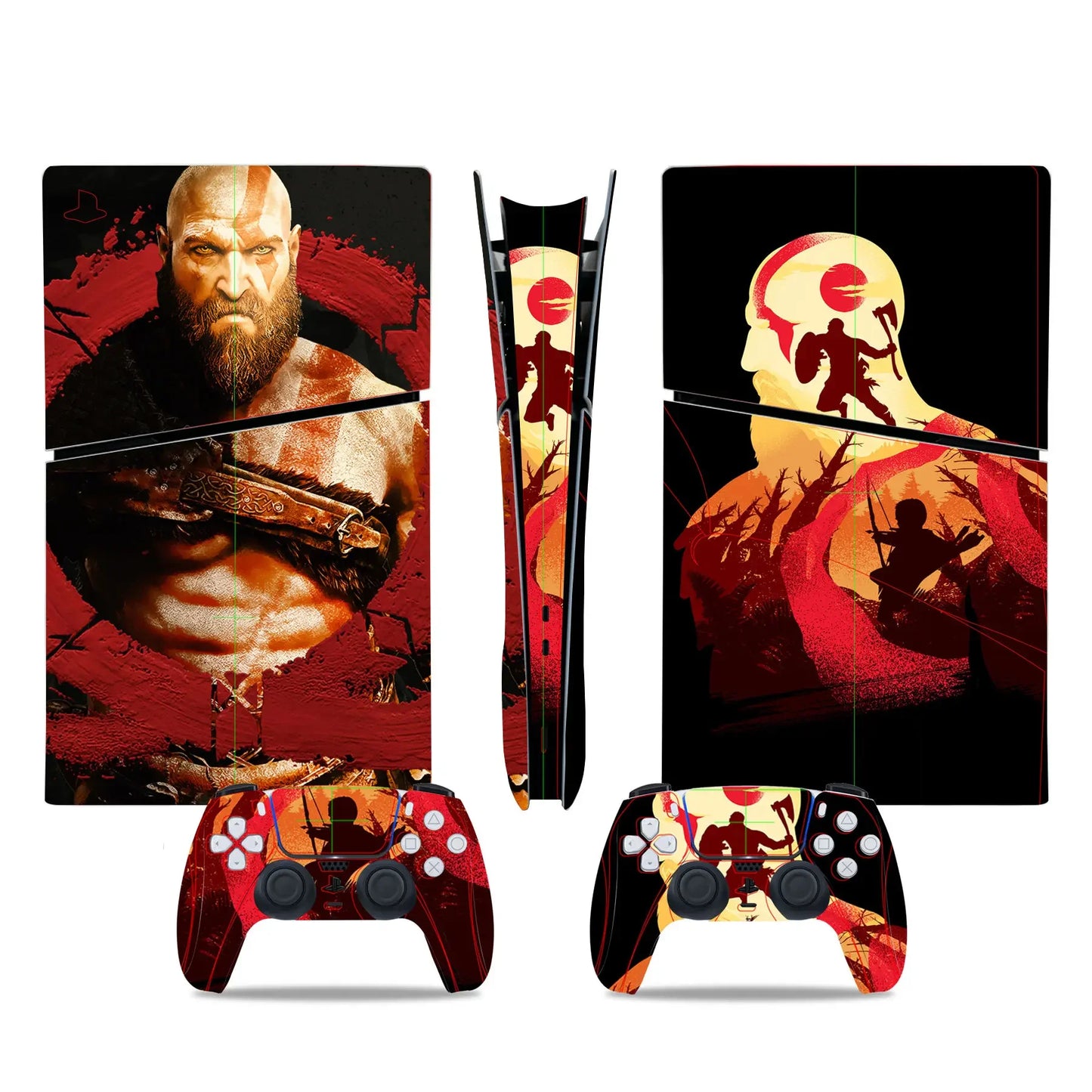 PlayWrap Kit Protezione Skin God of War PS5 Slim Digital