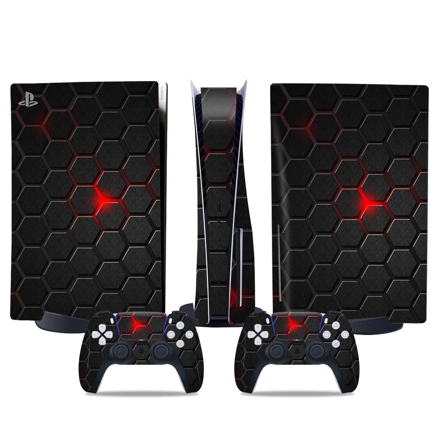 PlayWrap Kit Protezione Skin Galaxy RGB Carbon PS5 Disk