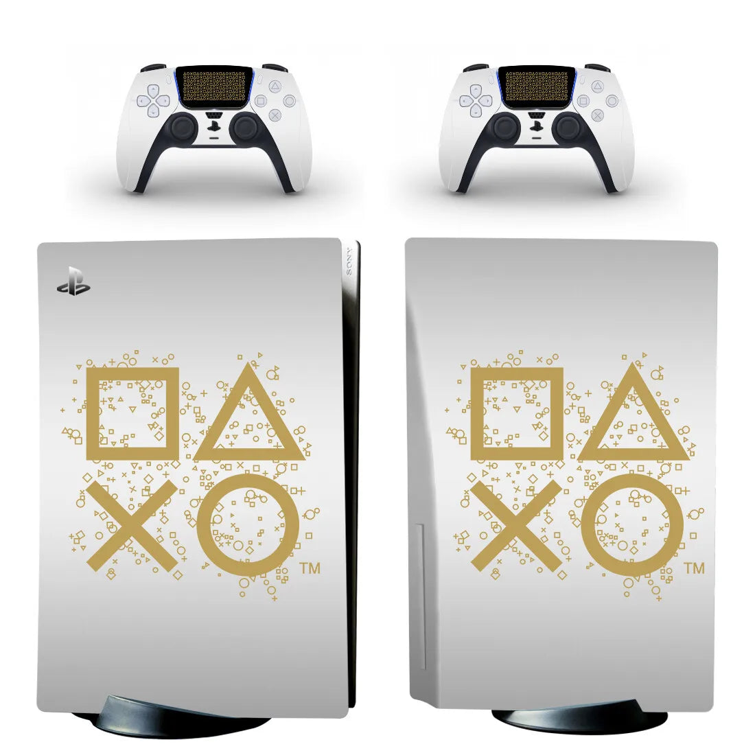 Days of Play Design PS5 Disc Skin Sticker Decal Cover for Console Controller PS5 Standard Disk Skin Sticker Vinyl