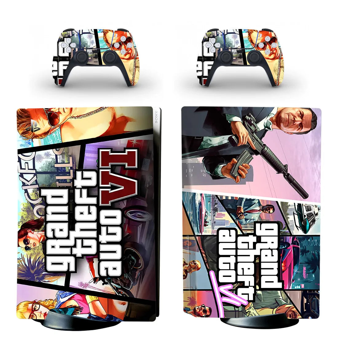 PlayWrap Kit protezione vinile skin GTA PS5 Disc