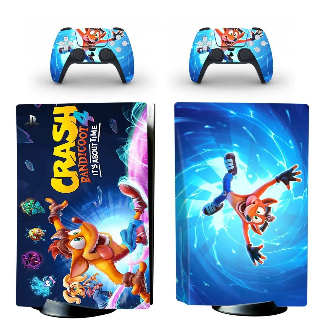 PlayWrap Kit protezione vinile skin Crash Bandicoot Trilogy PS5 Disc
