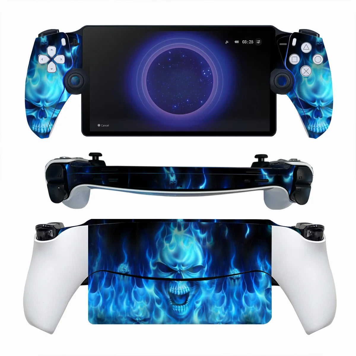 PlayWrap Kit Protezione Vinile Skin Skull Opaca per PS Portal