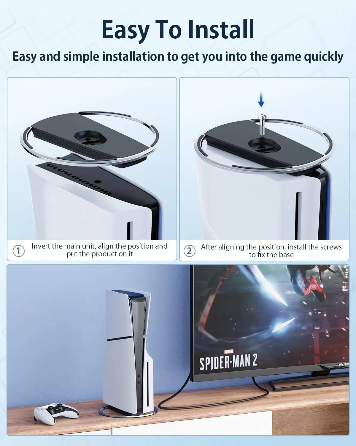 Stand Verticale in metallo PS5 Slim/PS5 PRO