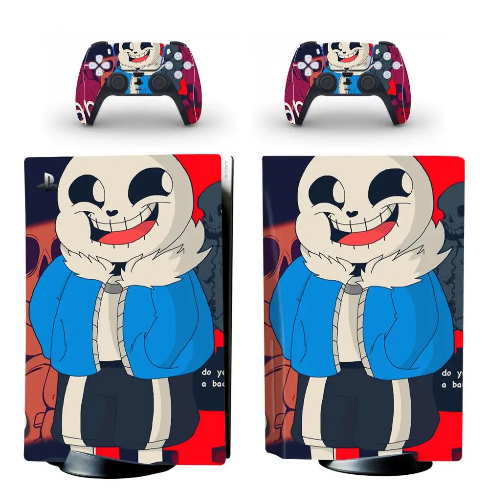 PlayWrap Kit protezione vinile skin Undertale PS5 Standard Disc Edition