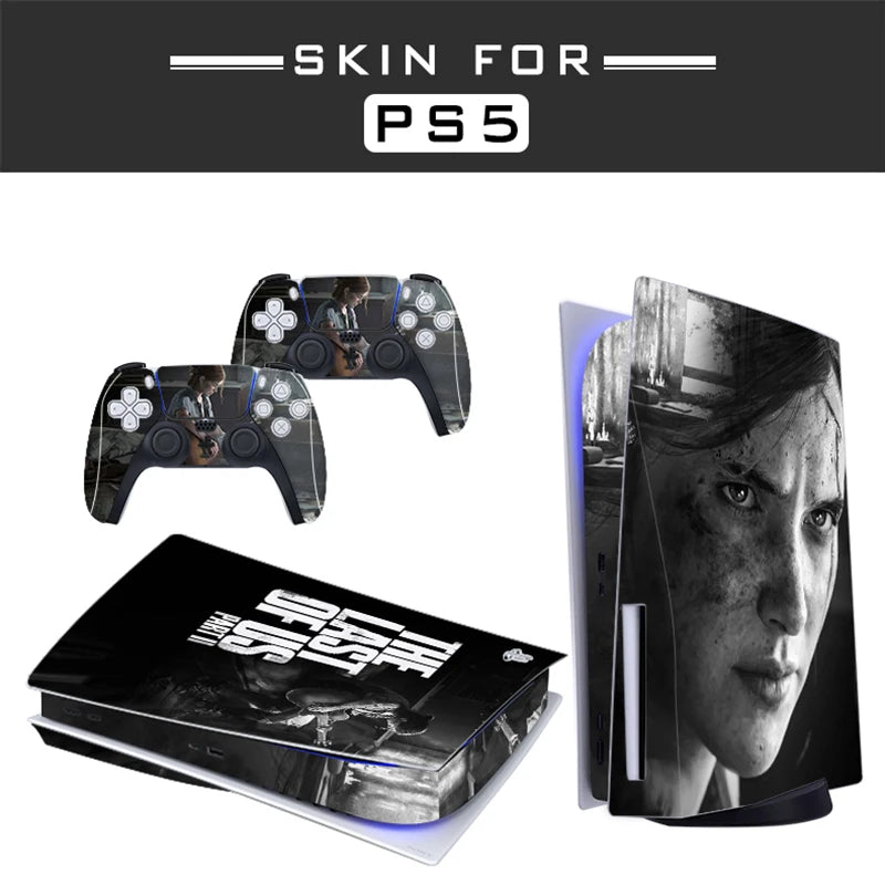 PlayWrap Kit protezione vinile skin The Last of Us  PlayStation 5 Disc