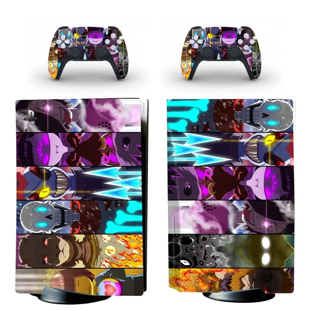 PlayWrap Kit protezione vinile skin Undertale PS5 Standard Disc Edition