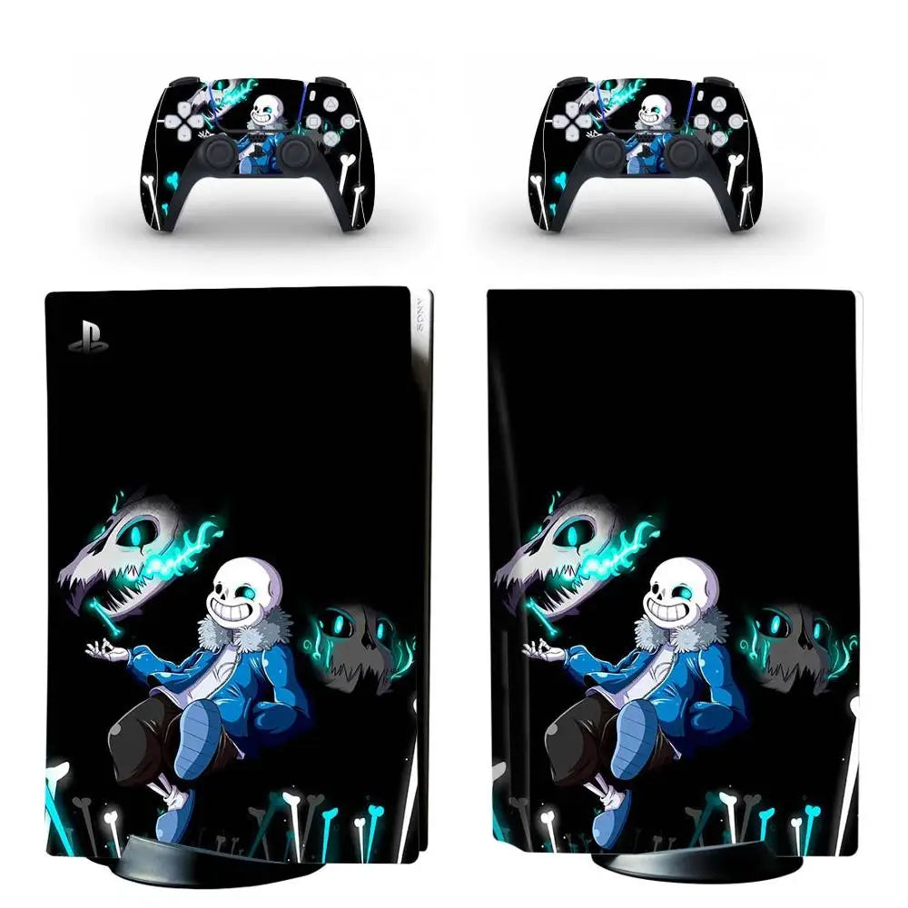 PlayWrap Kit protezione vinile skin Undertale PS5 Standard Disc Edition
