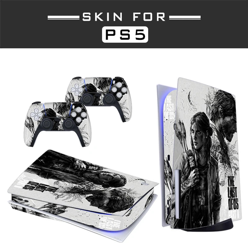 PlayWrap Kit protezione vinile skin The Last of Us  PlayStation 5 Disc