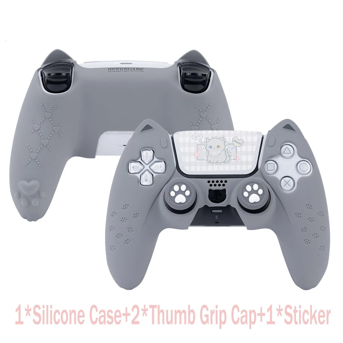 Custodia in Silicone “Sweet Skull” per Controller PS5 – Stile Unico & Protezione Totale