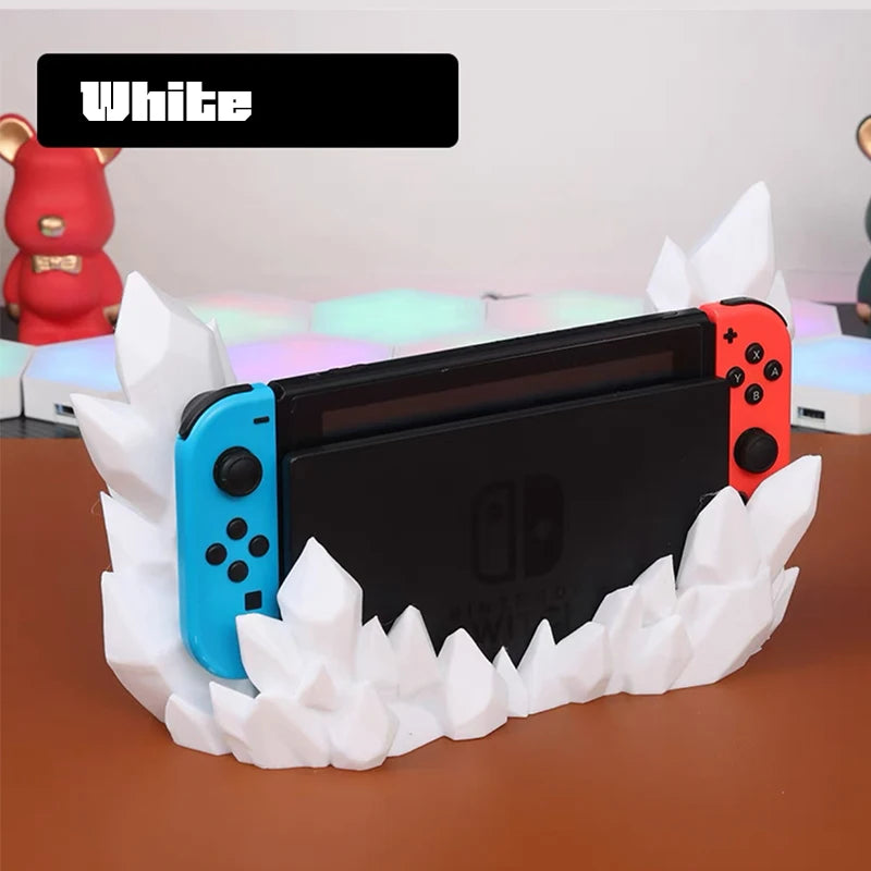 Custodia Cristallo Sfumato  per Base di Ricarica Nintendo Switch & Switch OLED – Protezione Trasparente con Stile Unico