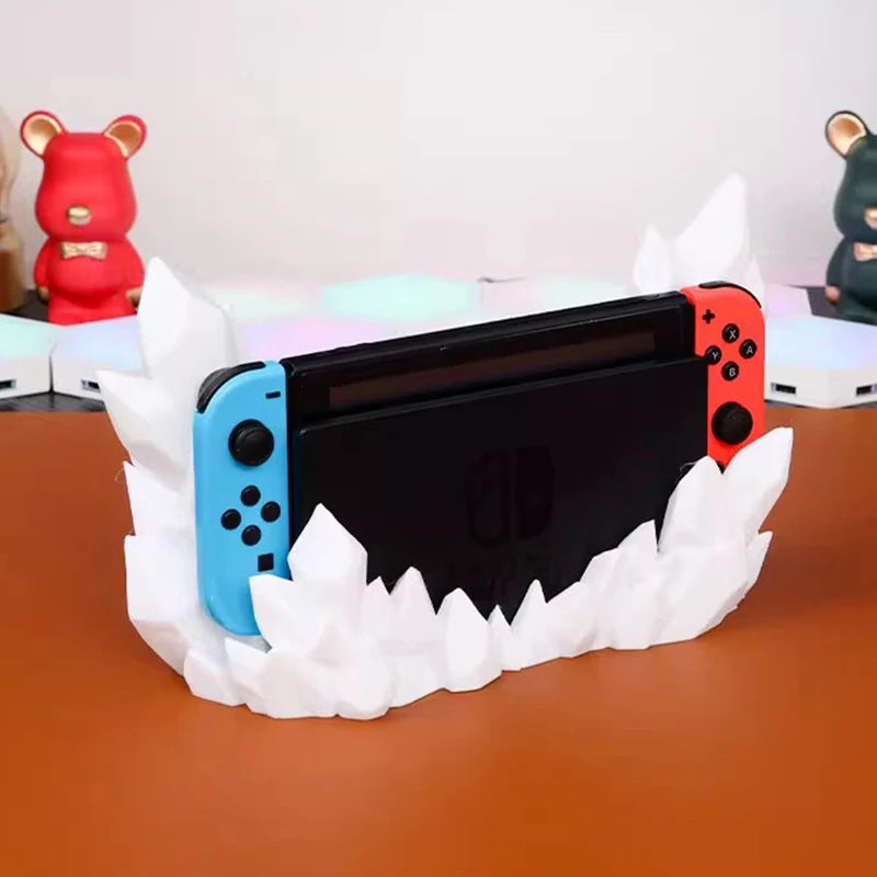 Custodia Cristallo Sfumato  per Base di Ricarica Nintendo Switch & Switch OLED – Protezione Trasparente con Stile Unico