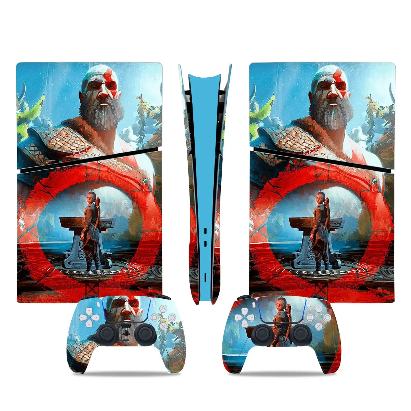 PlayWrap Kit Protezione Skin God of War PS5 Slim Digital