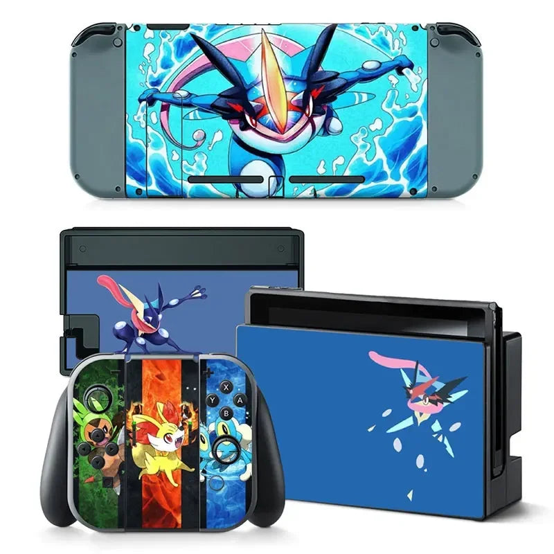 PlayWrap Kit Protezione Skin Collezione Pokemon Nintendo Switch