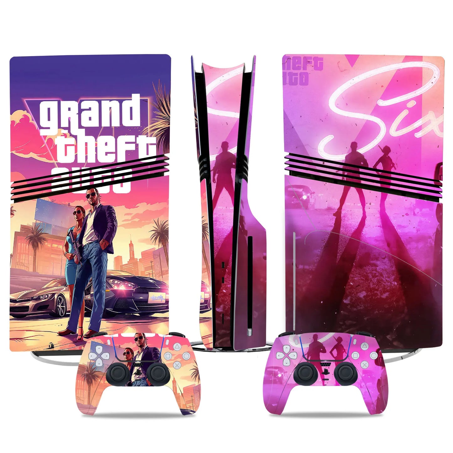 PlayWrap Kit Protezione Skin GTA PS5 Pro Disc