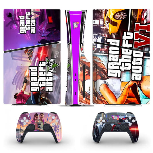 PlayWrap Kit Protezione Skin GTA PS5 Slim