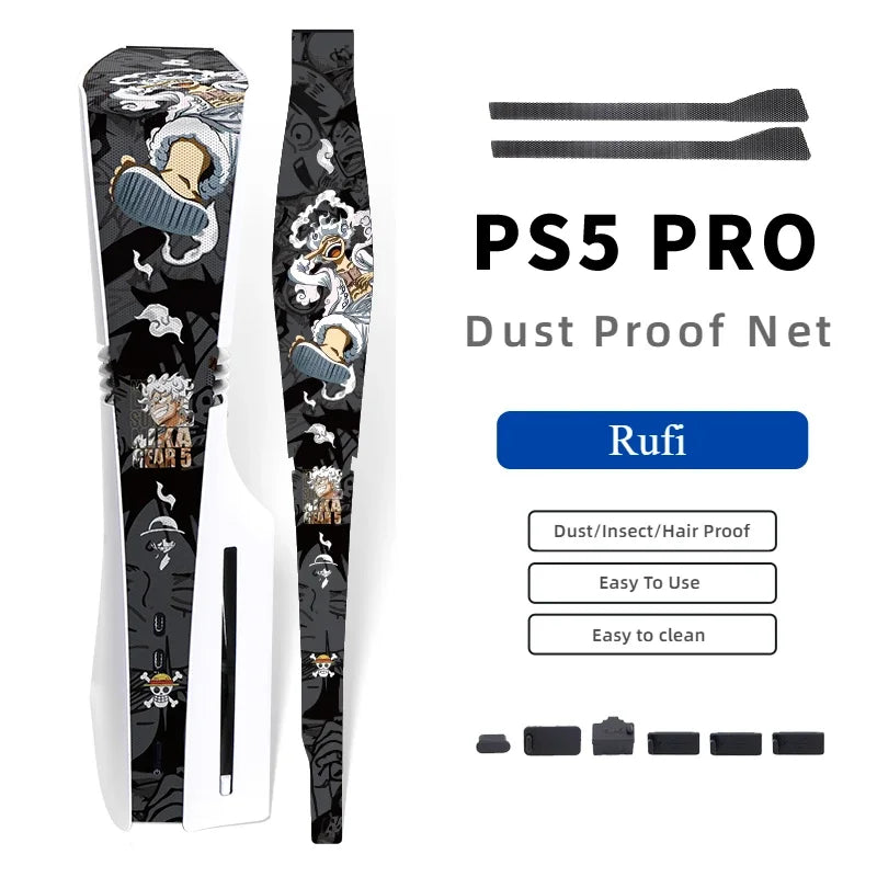 Rete Antipolvere PS5 PRO – Protezione Completa Console | Kit Tappi Inclusi