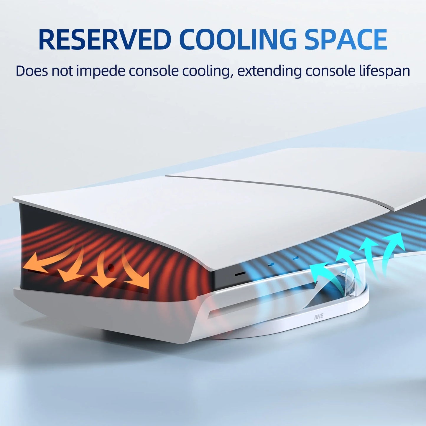 Supporto Verticale per PS5 Slim – Design Anti-Scivolo & Protezione Anti-Caduta | iPega®