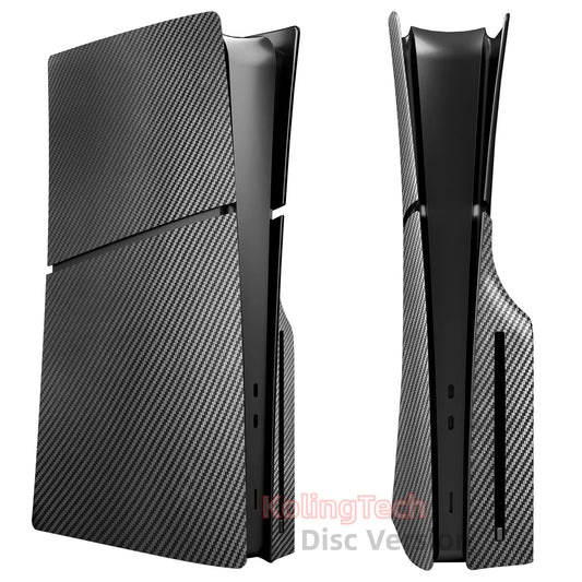 PlayWrap Kit Custom Carbone Case shel PS5 standard Scocca Frontale & Posteriore