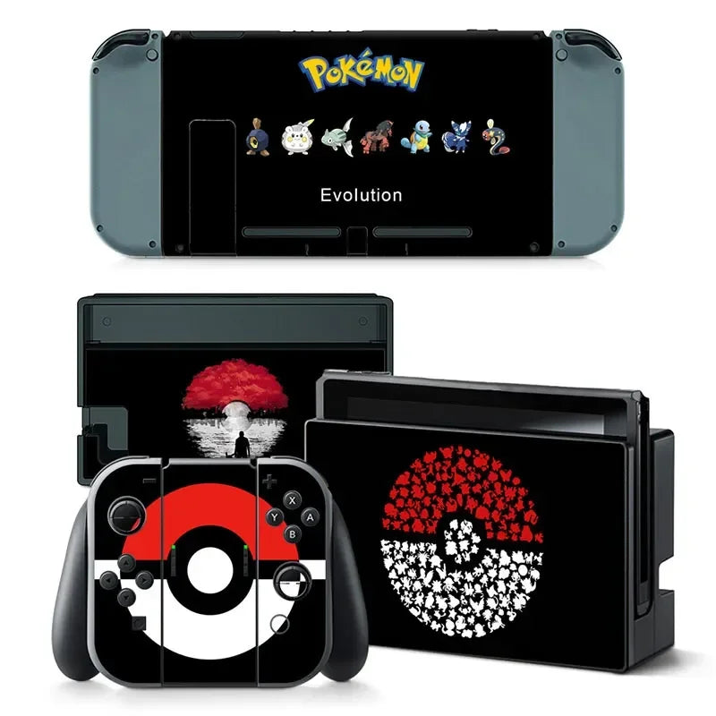 PlayWrap Kit Protezione Skin Collezione Pokemon Nintendo Switch