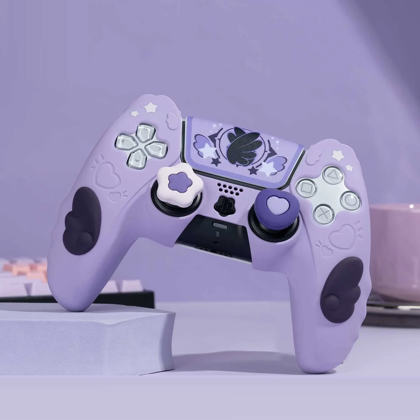 Custodia in Silicone “Sweet Skull” per Controller PS5 – Stile Unico & Protezione Totale