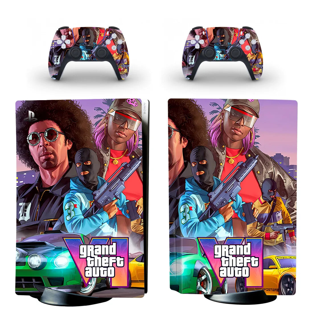 PlayWrap Kit protezione vinile skin GTA PS5 Disc