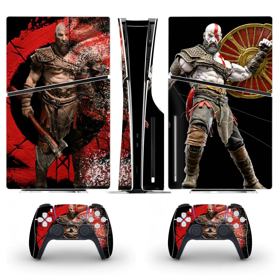 PlayWrap Kit protezione vinile skin God of War PS5 Slim Disc