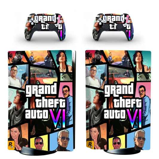 PlayWrap Kit protezione vinile skin GTA PS5 Disc