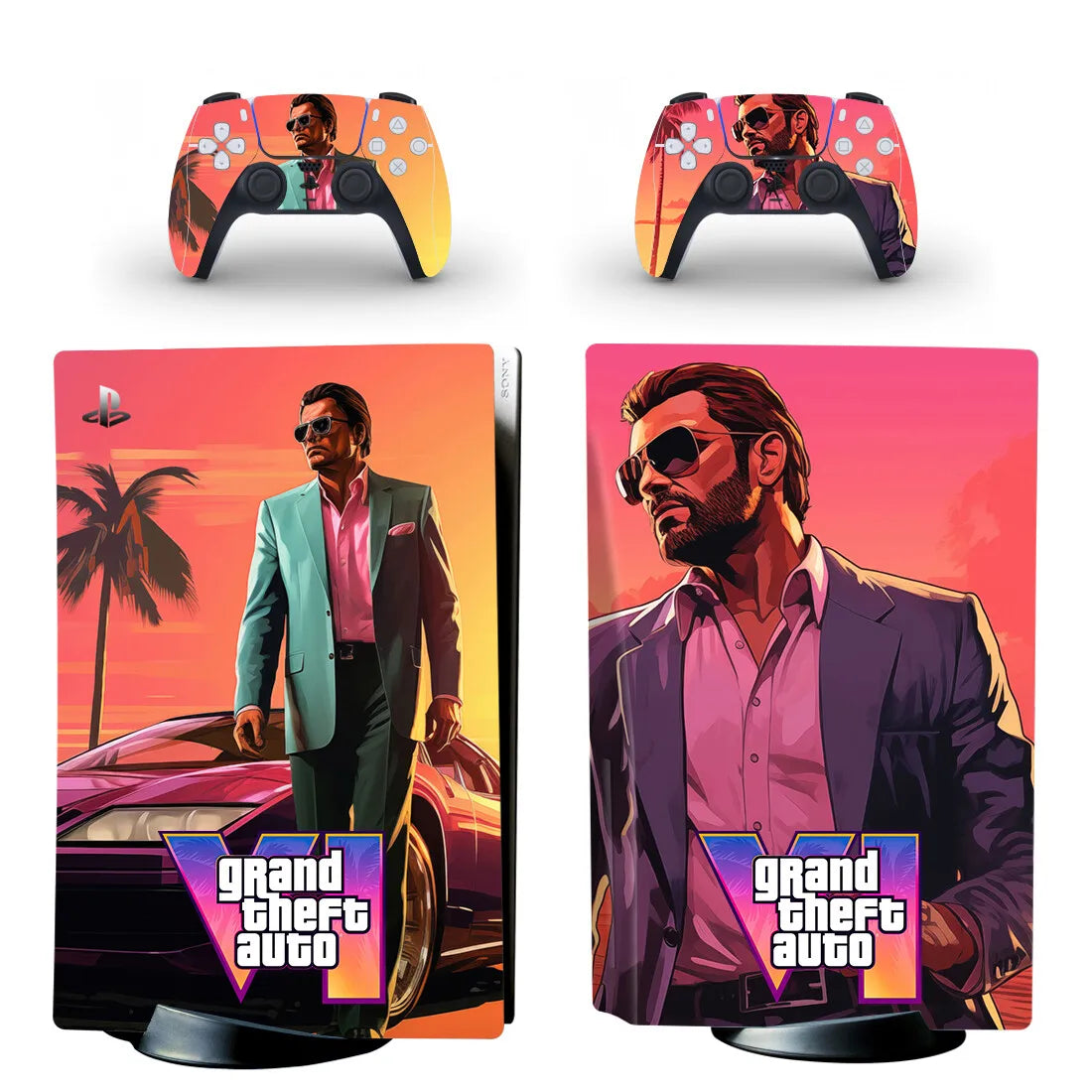 PlayWrap Kit protezione vinile skin GTA PS5 Disc