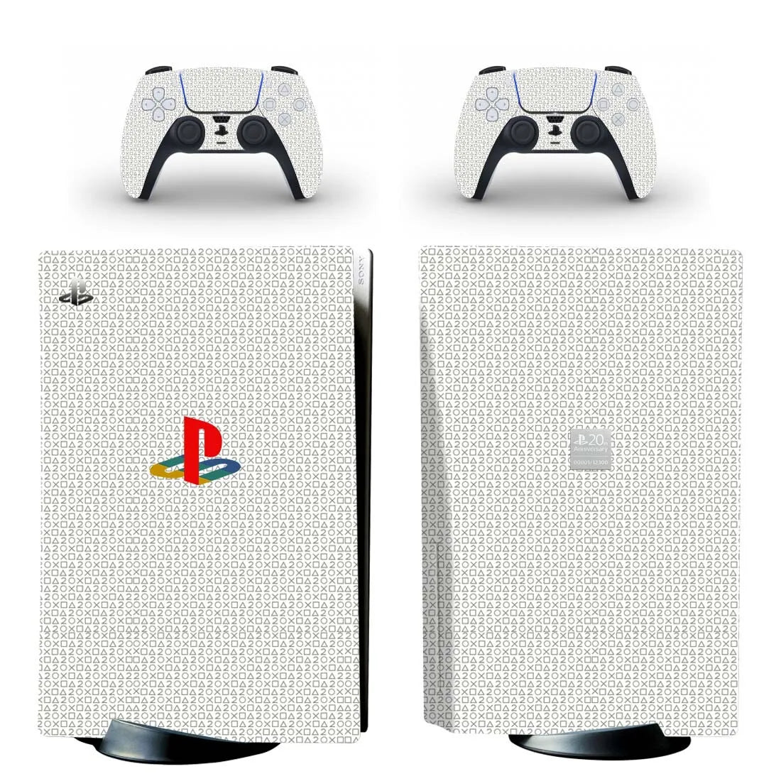 Days of Play Design PS5 Disc Skin Sticker Decal Cover for Console Controller PS5 Standard Disk Skin Sticker Vinyl