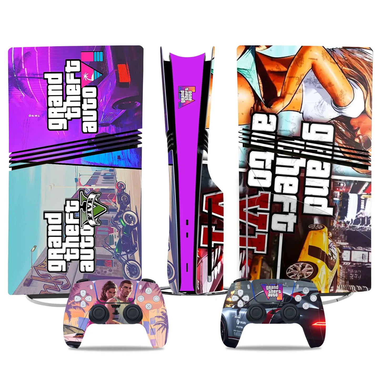 PlayWrap Kit Protezione Skin GTA PS5 Pro Disc