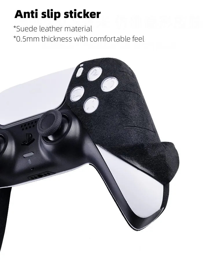 Leather Sweat  controller PS5 Dual sens  & Edge Gamepad Antiscivolo