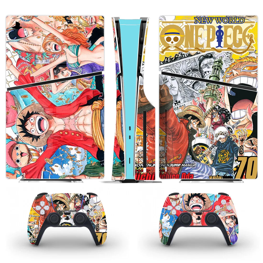 PlayWrap Kit Custom Skin protettivo Luffy  PS5 Slim Disc