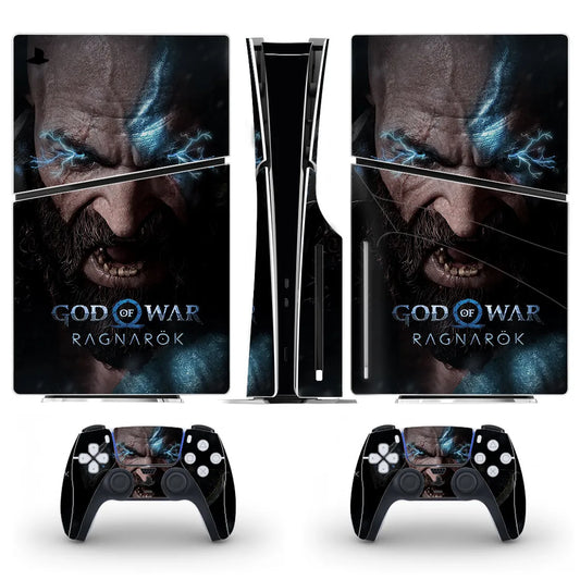 PlayWrap Kit protezione vinile skin God of War PS5 Slim Disc