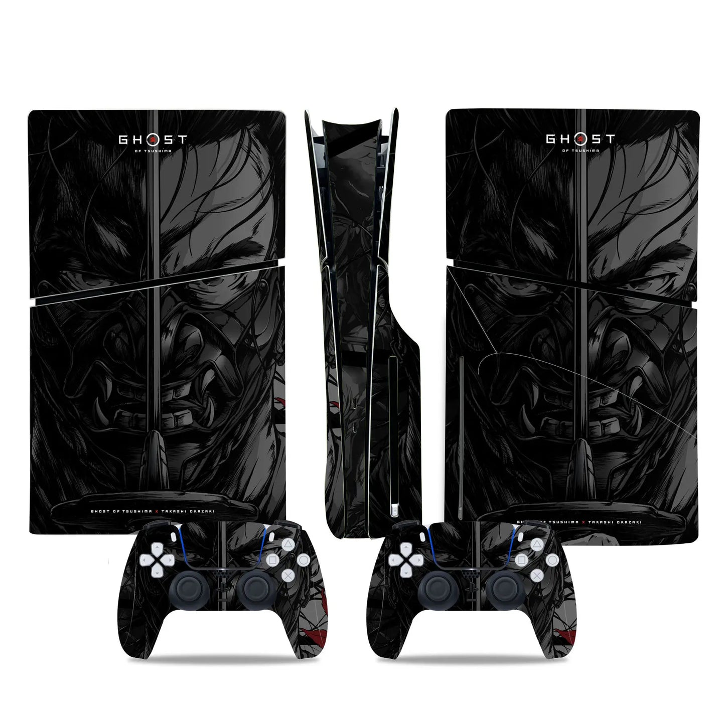 PlayWrap Kit Protezione Skin Ghost of Tsushima Game PS5 Slim Digital