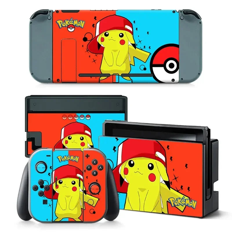 PlayWrap Kit Protezione Skin Collezione Pokemon Nintendo Switch