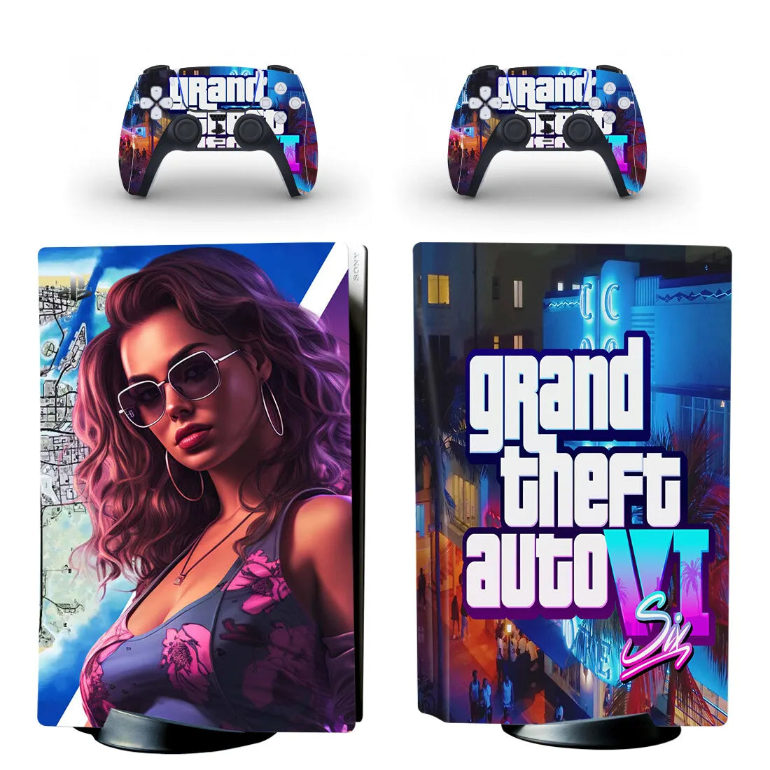PlayWrap Kit protezione vinile skin GTA PS5 Disc