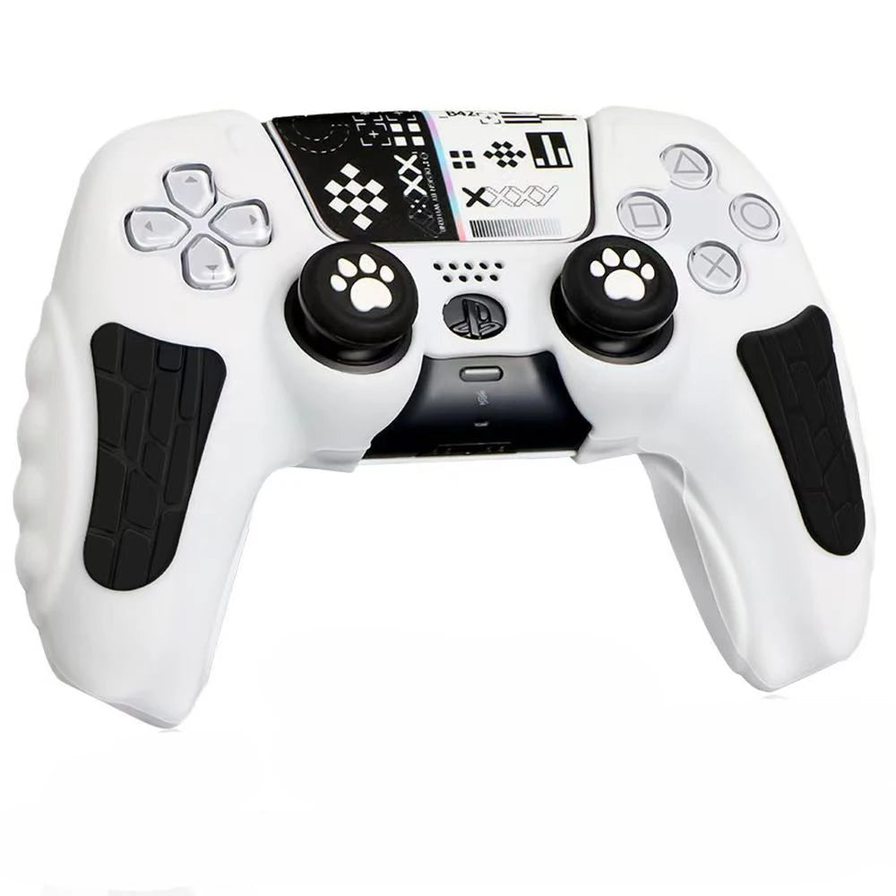 Custodia KomoKe™ in Silicone per PS5 | Cover Protettiva DualSense + Copri-Levette + Adesivo
