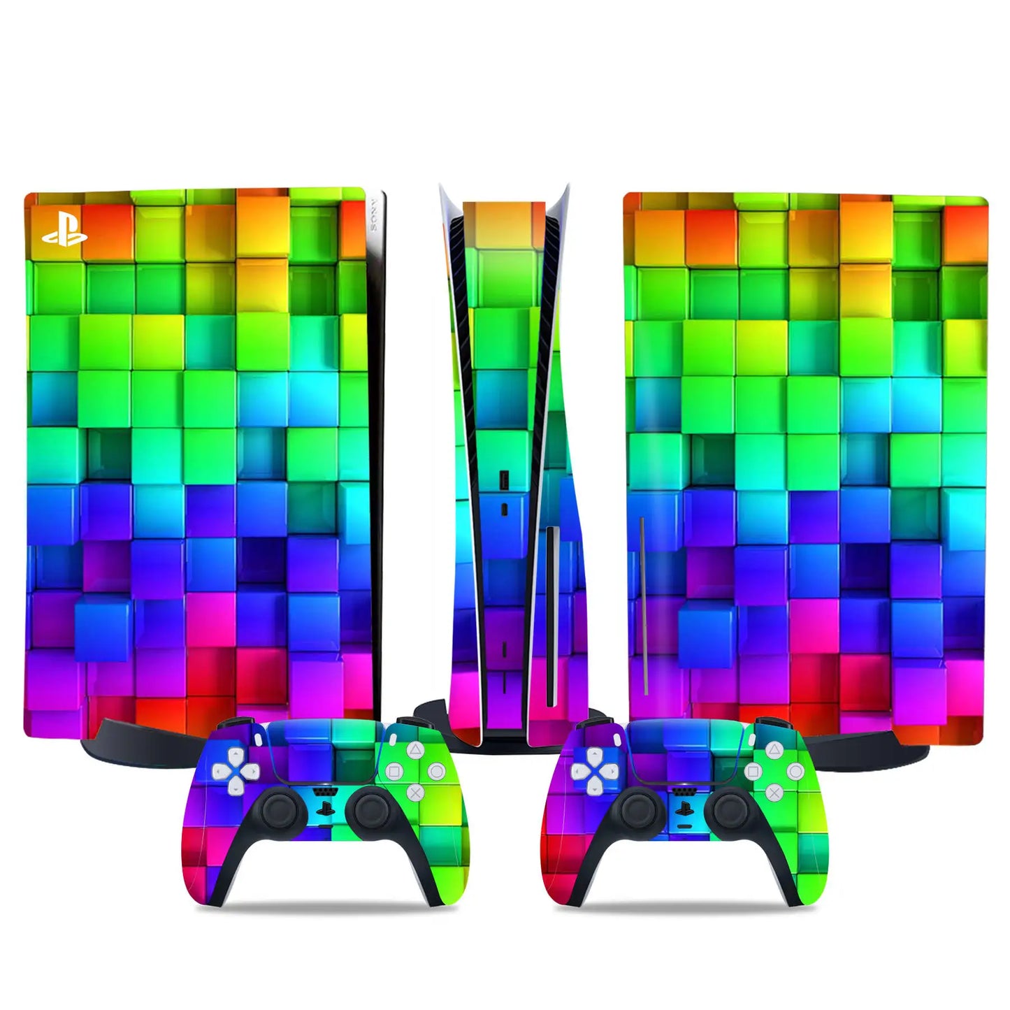 PlayWrap Kit Protezione Skin Galaxy RGB Carbon PS5 Disk