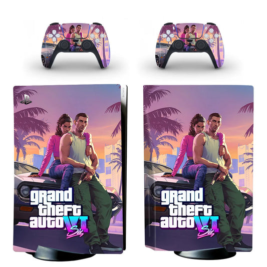 PlayWrap Kit protezione vinile skin GTA PS5 Disc