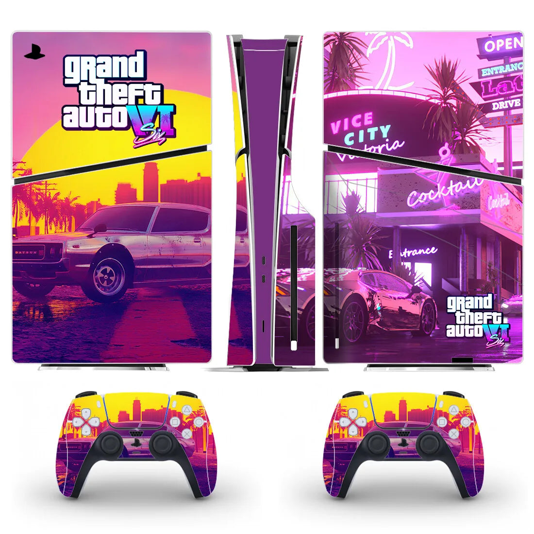 PlayWrap Kit protezione vinile skin New GTA PS5 Slim Disc