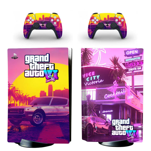 PlayWrap Kit protezione vinile skin  GTA PS5 Disc
