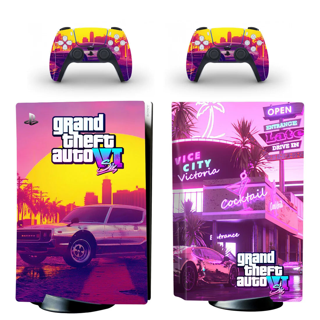 PlayWrap Kit protezione vinile skin GTA PS5 Disc