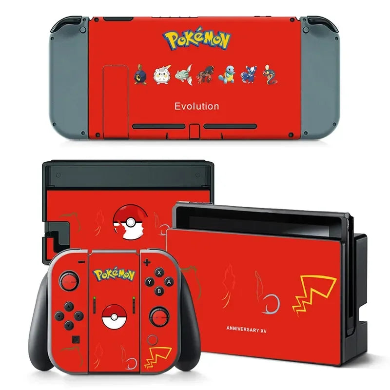 PlayWrap Kit Protezione Skin Collezione Pokemon Nintendo Switch