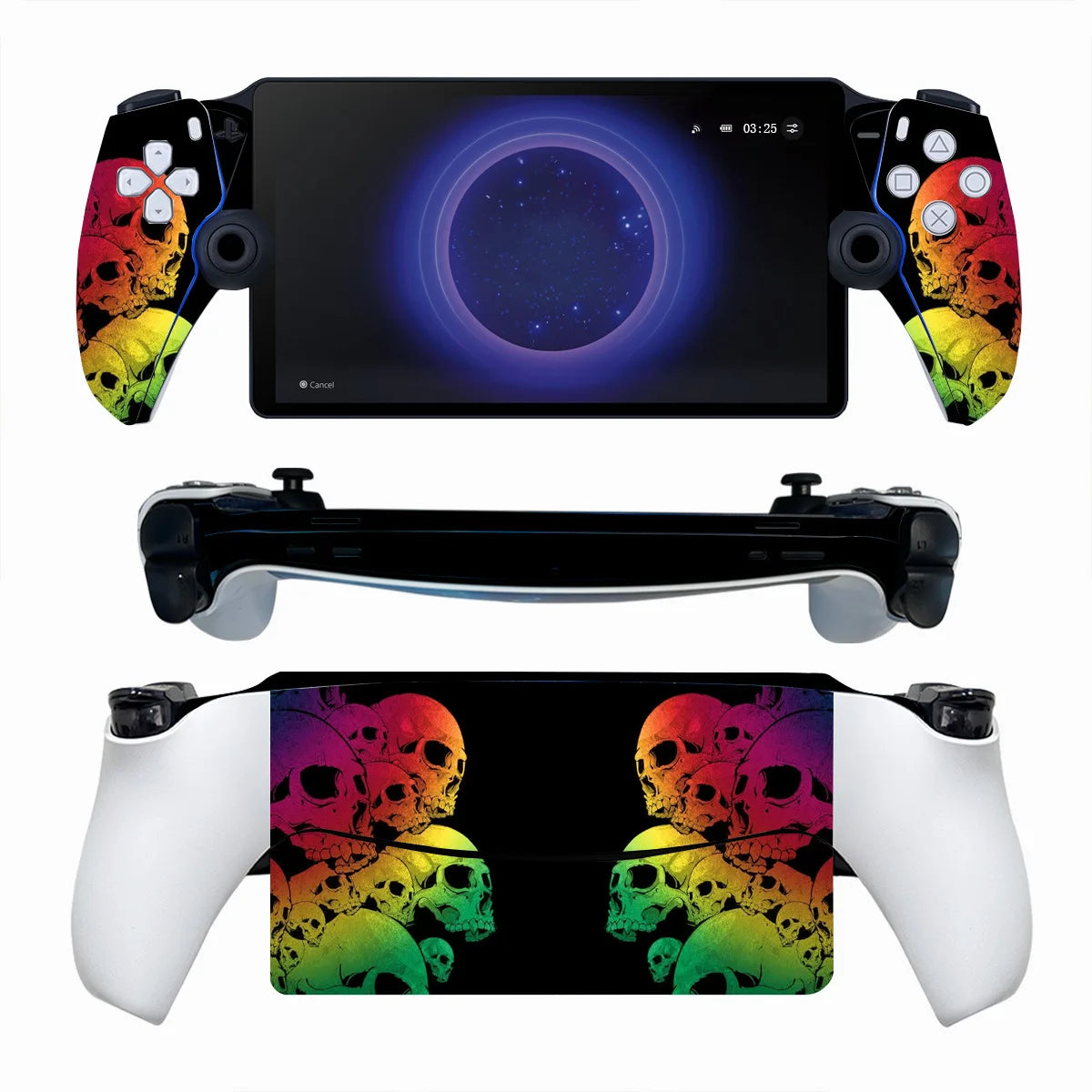 PlayWrap Kit Protezione Vinile Skin Skull Opaca per PS Portal