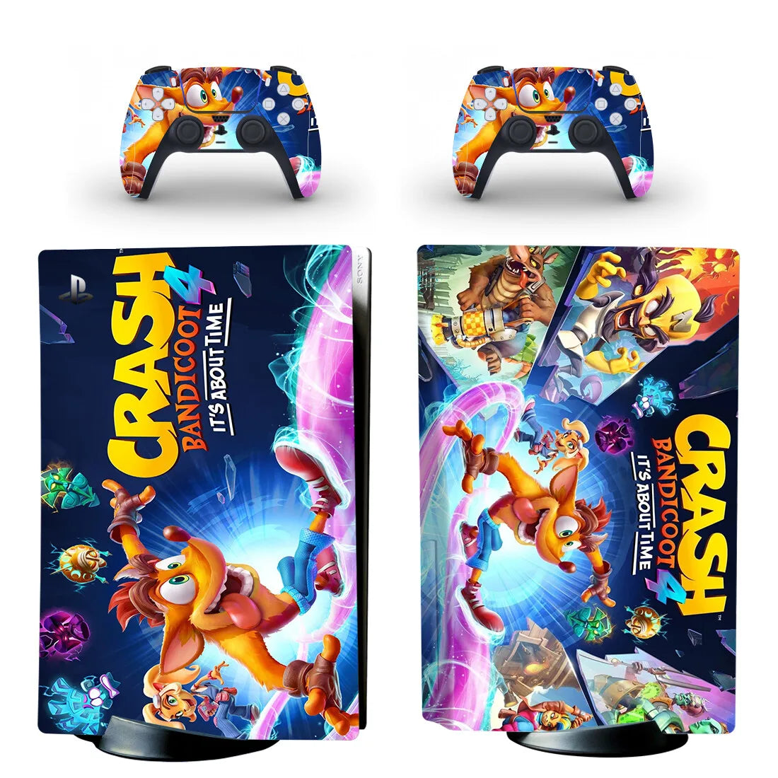 PlayWrap Kit protezione vinile skin Crash Bandicoot Trilogy PS5 Disc