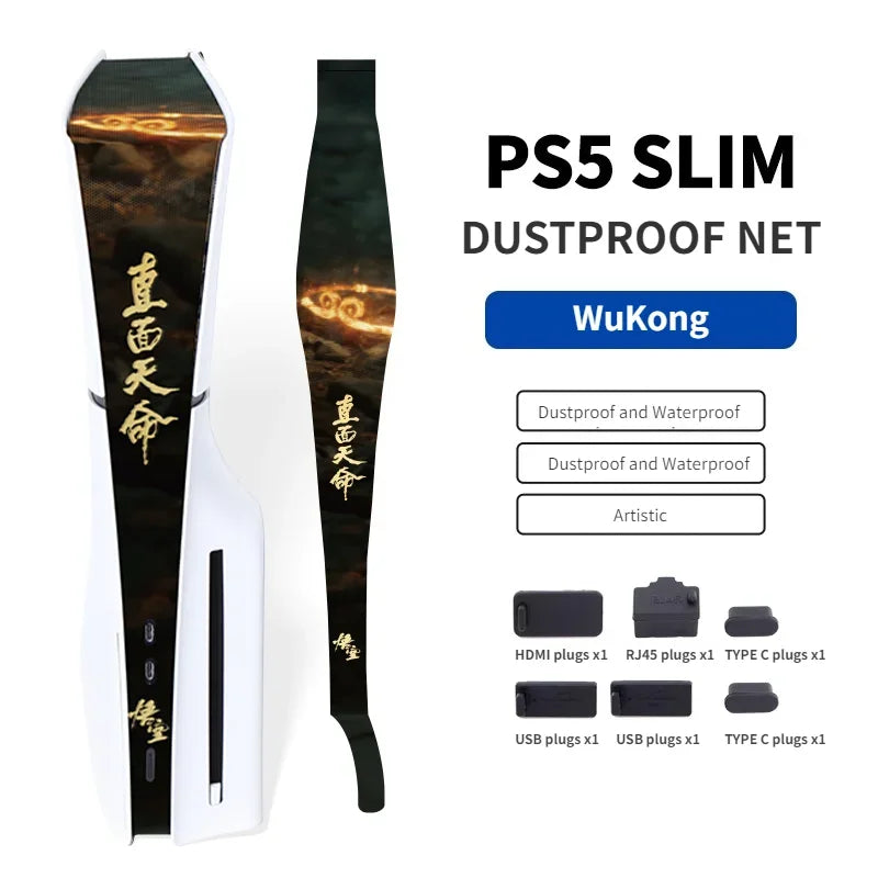 Protezione Anti-Polvere per PS5/PS5 Slim – Rete di Sicurezza Completa