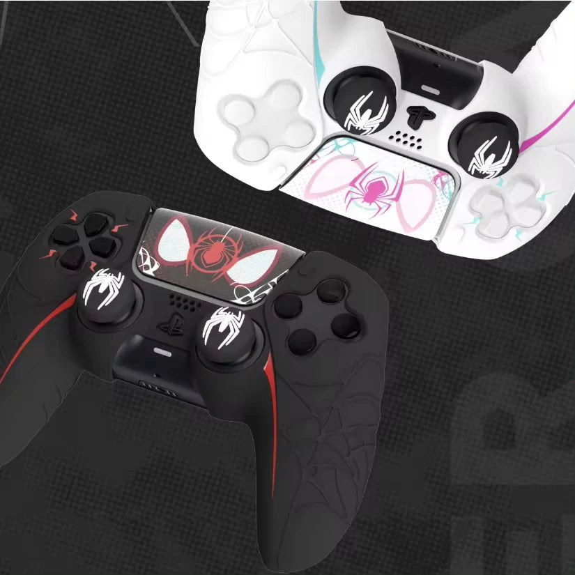 Cover Silicone Spider Web – Protezione e Stile per Controller PS5 DualSense