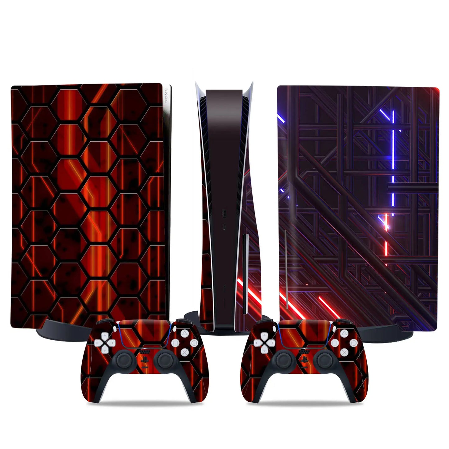 PlayWrap Kit Protezione Skin Galaxy RGB Carbon PS5 Disk