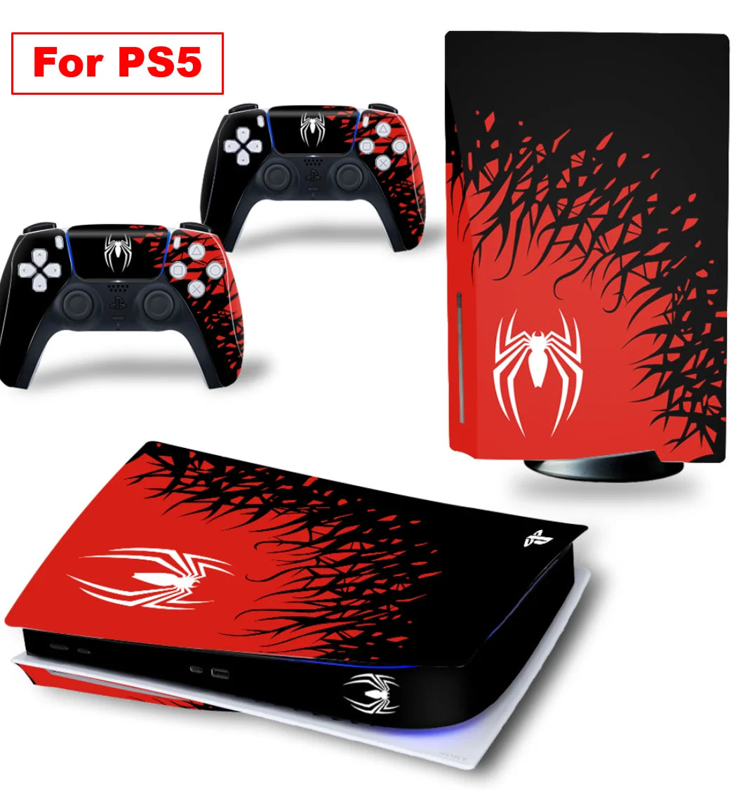 PlayWrap Kit protezione  skin Spider PS5 Disc Edition & Slim  Controller Stickers Accessories